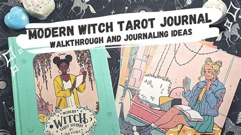 Modern witch tarot journal